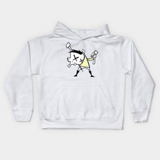 Mr. Sinmo (Zim style) yellow Kids Hoodie